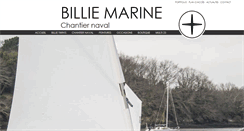 Desktop Screenshot of billie-marine.com