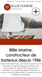 Mobile Screenshot of billie-marine.com