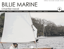 Tablet Screenshot of billie-marine.com
